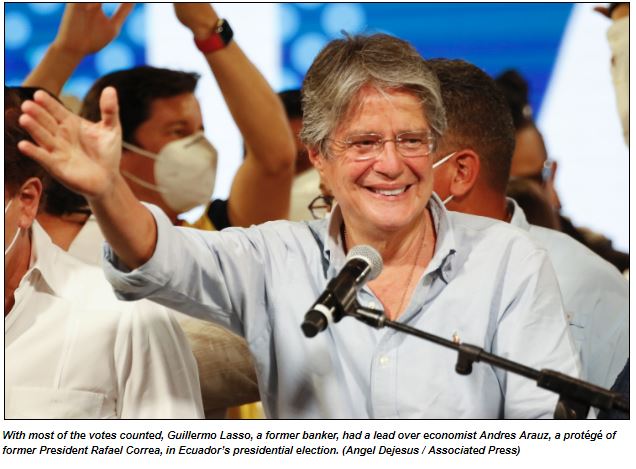 Guillermo Lasso, new president of Ecuador after defeating "Correísmo"