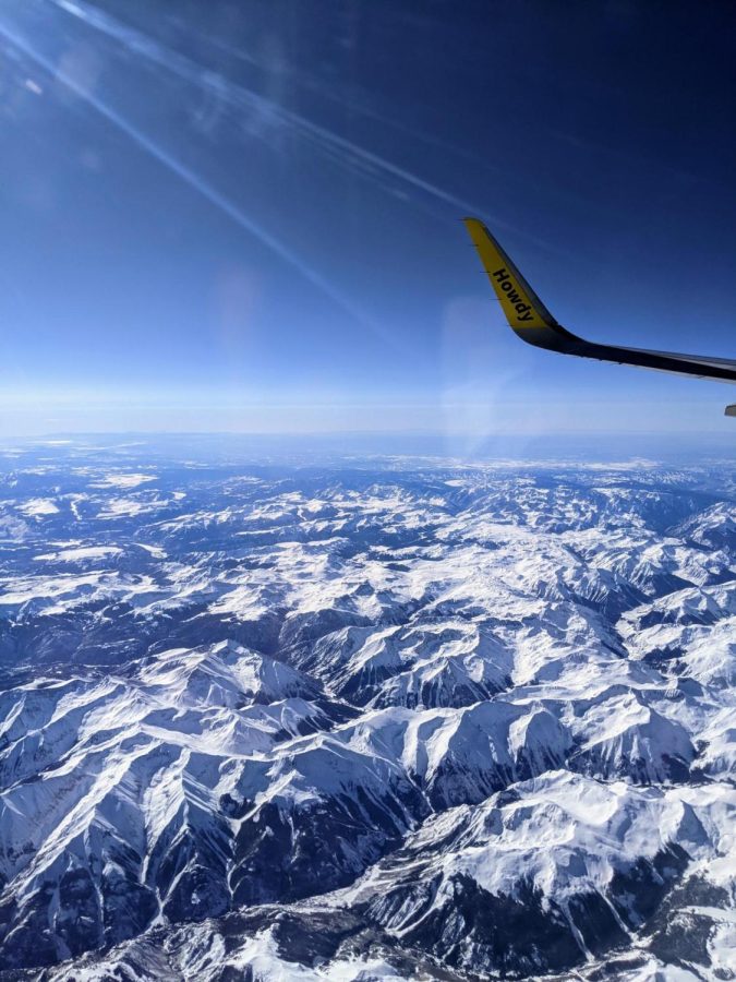 Flying over Utah